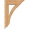 Ekena Millwork Thorton Traditional Smooth Bracket w/ Offset Brace, Western Red Cedar, 7 1/2"W x 26"D x 38"H BKT0806X26X38THR01SWR - alternate 4